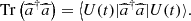 $$ \mathrm{Tr}\left({\widehat{a}}^{\dagger }\widehat{a}\right)=\left\langle U(t)|{\widehat{a}}^{\dagger }\widehat{a}|U(t)\right\rangle. $$