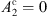 $ {A}_2^{\mathrm{c}}=0$