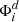 $ {\mathrm{\Phi }}_i^d$