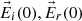 $ {\vec{E}}_i(0),{\vec{E}}_r(0)$