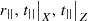 $ {r}_{||},{\left.{t}_{||}\right|}_X,{\left.{t}_{||}\right|}_Z$