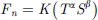 $$ {F}_n=K\left({T}^{\alpha }{S}^{\beta }\right) $$