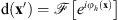 $ \mathrm{d}\left(\mathbf{x}\mathrm{\prime}\right)=\mathcal{F}\left[{e}^{i{\phi }_h\left(\mathbf{x}\right)}\right]$