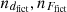 Mathematical equation: $$ {n}_{d_{\textrm{fict}}},{n}_{F_{\textrm{fict}}} $$