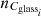 Mathematical equation: $$ {n}_{C_{{\textrm{glass}}_i}} $$