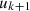 Mathematical equation: $ {u}_{k+1}$