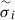 Mathematical equation: $$ {\overset{\sim }{\sigma}}_i $$